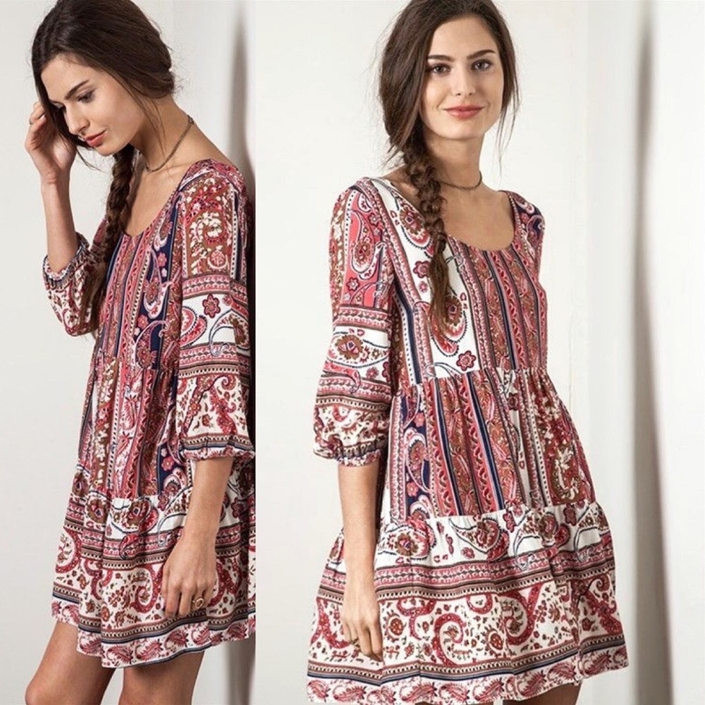 umgee | boho peasant dress
